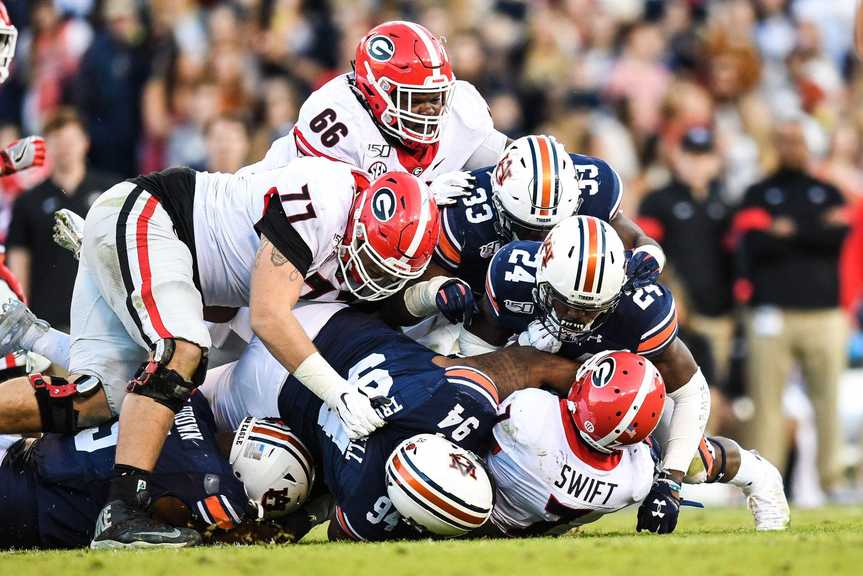 Georgia vs Auburn Football